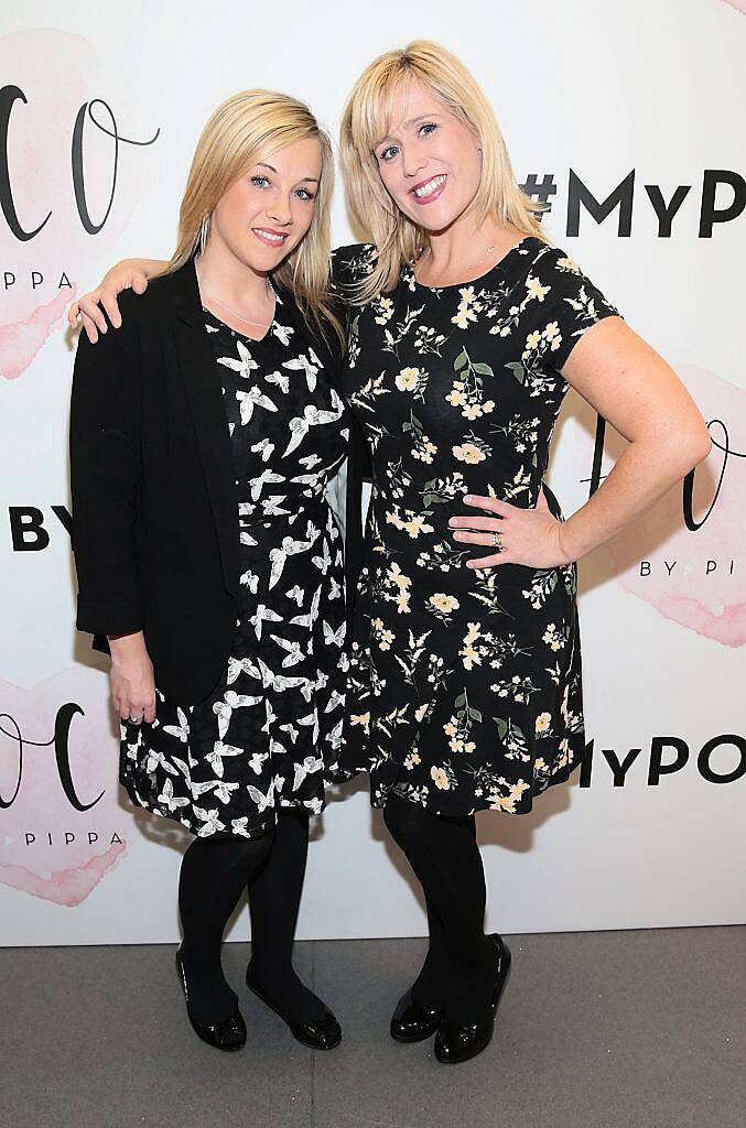 Katie Moran and Denise McCarthy at the opening of Pippa O'Connor's POCO by Pippa Pop Up shop at Mahon Point Shopping Centre, Cork. Picture: Brian McEvoy