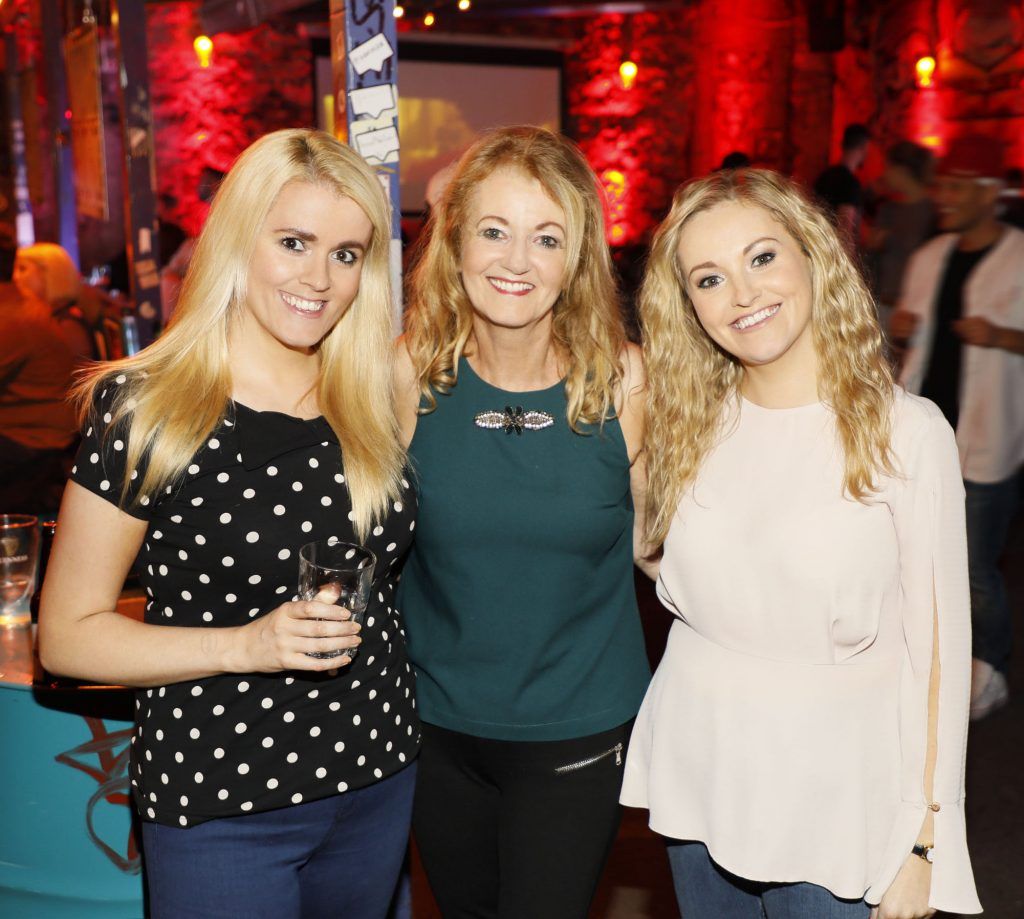 Gillian, Linda and Sandra Houlihan at the Universal Pictures Irish premiere of Atomic Blonde at Rathmines Omniplex, Dublin. Photo by Kieran Harnett