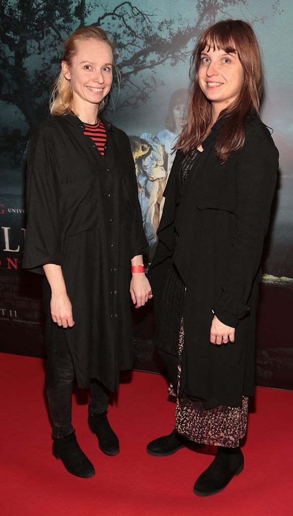 Jakna Wojevic and Alex Vetter at the special preview screening of Annabelle: Creation at Cineworld, Dublin. Picture: Brian McEvoy