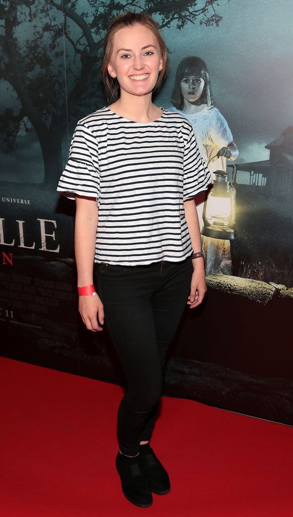 Gemma Stack at the special preview screening of Annabelle: Creation at Cineworld, Dublin. Picture: Brian McEvoy