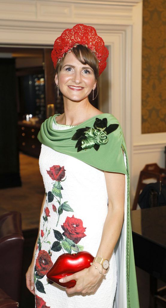 Paula Gannon at the Most Stylish Lady at The Shelbourne Hotel in association with IMAGE Magazine-photo Kieran Harnett