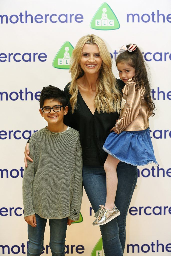 Melissa Mills Bari and her children Seif (9) and Hana (4) pictured at the Mothercare A/W'17 launch at the Wood Quay venue in Dublin. Pic by Julien Behal