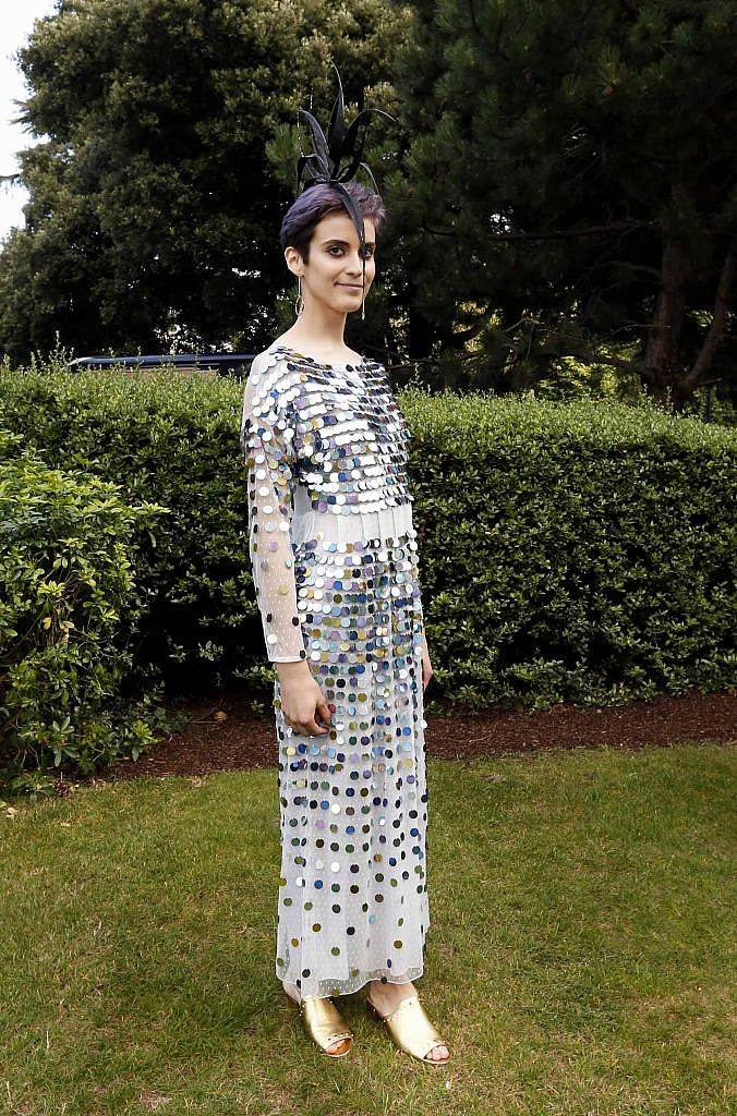 Ameerah Johnson at InterContinental Dublin following the Dublin Horse Show for the hotel's inaugural 'Continentally Classic' Best Dressed Lady competition, judged by stylist Bairbre Power and Nicky Logue, General Manager of InterContinental Dublin. Photo: Sasko Lazarov/Photocall Ireland