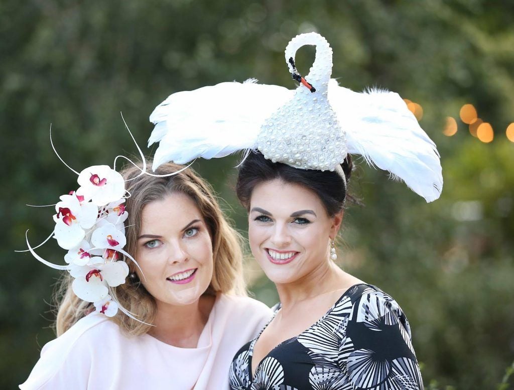 Georgina Kane and Kathy Langley at InterContinental Dublin following the Dublin Horse Show for the hotel's inaugural 'Continentally Classic' Best Dressed Lady competition, judged by stylist Bairbre Power and Nicky Logue, General Manager of InterContinental Dublin. Photo: Sasko Lazarov/Photocall Ireland
