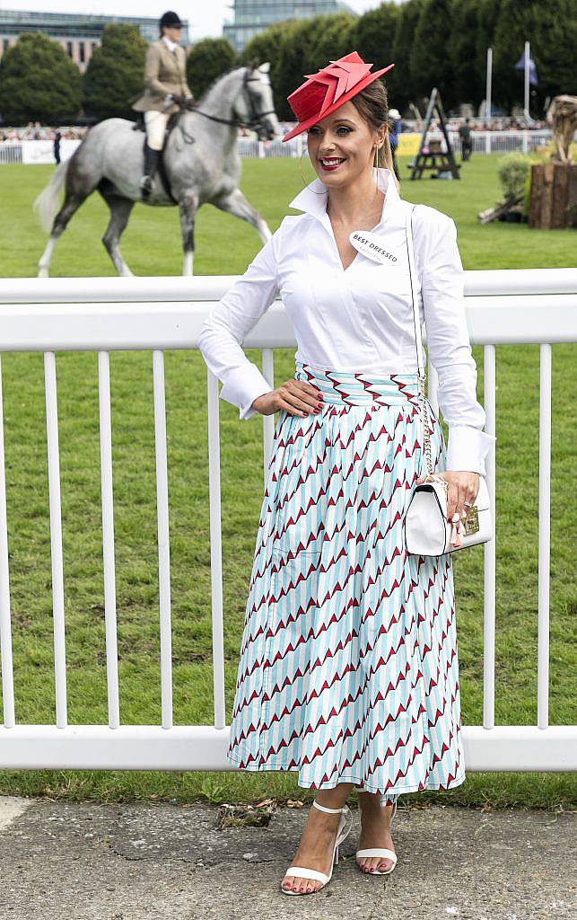 Pictured at Ladies Day at Dublin Horse Show 2017 in the RDS. Photo by Paul Sherwood