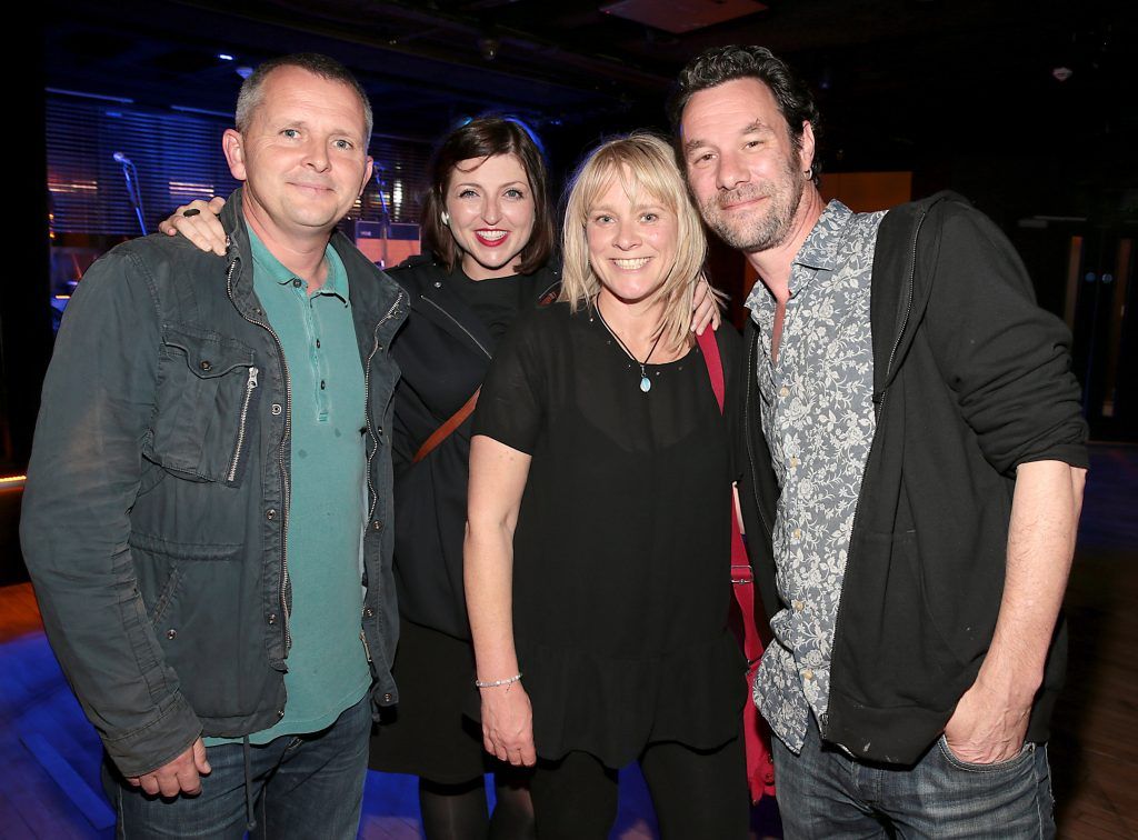 Richard Bod Barrett, Marissa Ryan, Suzanne Doyle and Lance Hogan pictured at the opening of the new Tramline Venue on Hawkins Street, Dublin. Picture by Brian McEvoy