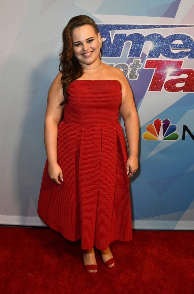 Yoli Mayor attends the Premiere Of NBC's "America's Got Talent" Season 12 at Dolby Theatre on August 15, 2017 in Hollywood, California.  (Photo by Frazer Harrison/Getty Images)