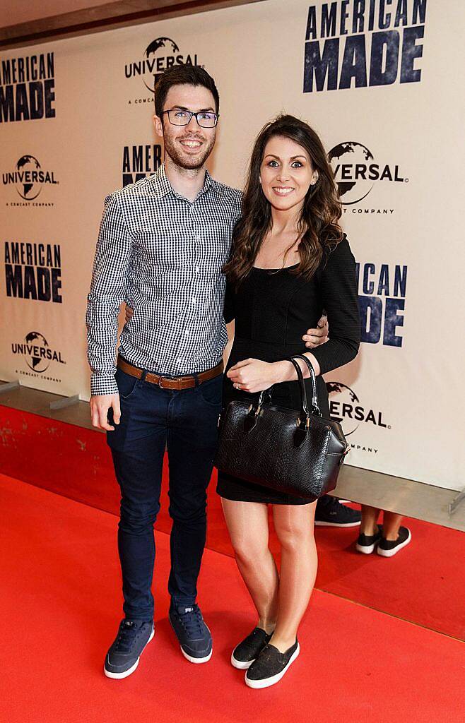 Brian Murphy and Shanice Creay pictured at the Universal Pictures special preview screening of American Made at the Light House Cinema, Dublin (22nd August 2017). Photo by Andres Poveda