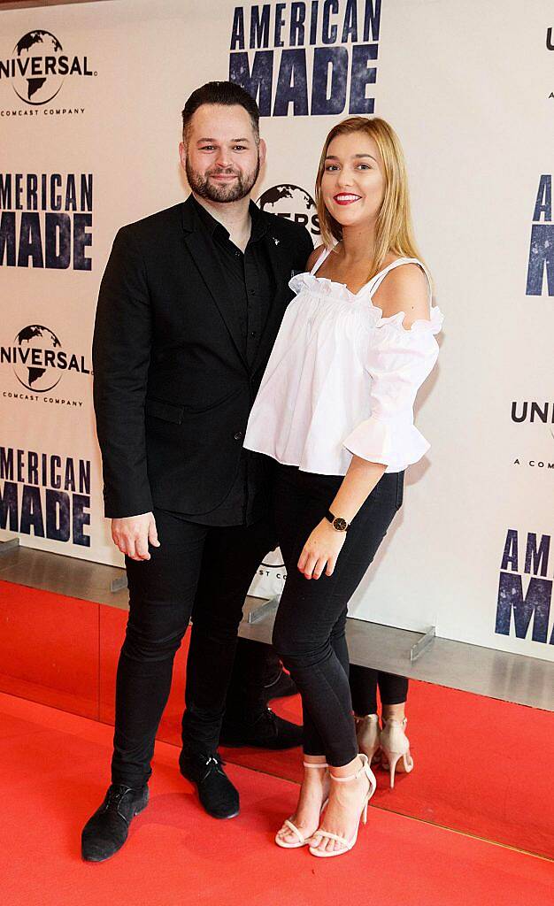 Karl Dawson and Anne Costello pictured at the Universal Pictures special preview screening of American Made at the Light House Cinema, Dublin (22nd August 2017). Photo by Andres Poveda