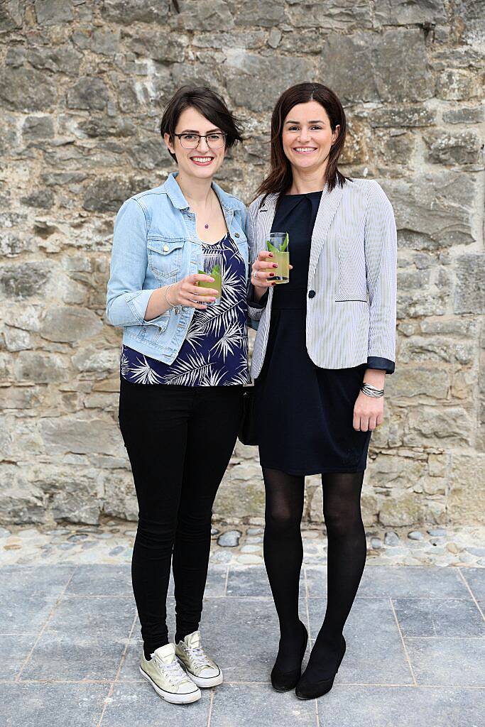 Roisin Healy and Fiona O'Brien at the official launch of Slane Distillery. The launch event took place on Thursday August 24th, with doors opening to the public on Saturday September 2nd 2017. Photo: Ailbhe O'Donnell