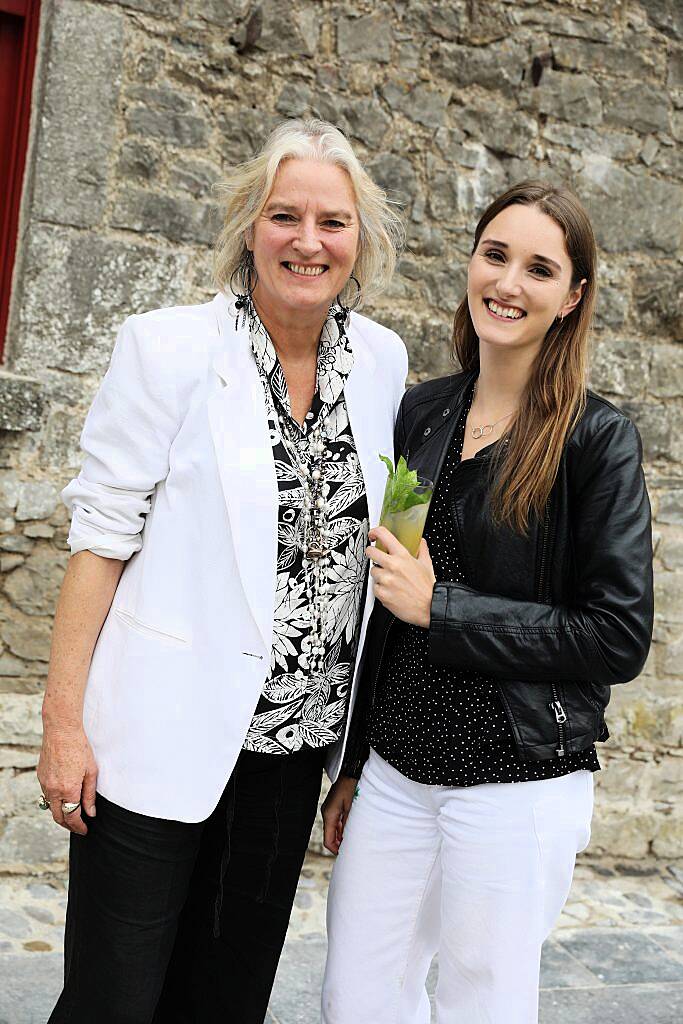 Iona Conyngham and Tamara Conyngham at the official launch of Slane Distillery. The launch event took place on Thursday August 24th, with doors opening to the public on Saturday September 2nd 2017. Photo: Ailbhe O'Donnell