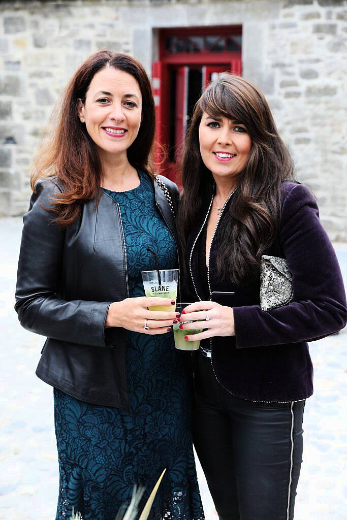 Jo Hennessey and Jennifer Kennedy at the official launch of Slane Distillery. The launch event took place on Thursday August 24th, with doors opening to the public on Saturday September 2nd 2017. Photo: Ailbhe O'Donnell