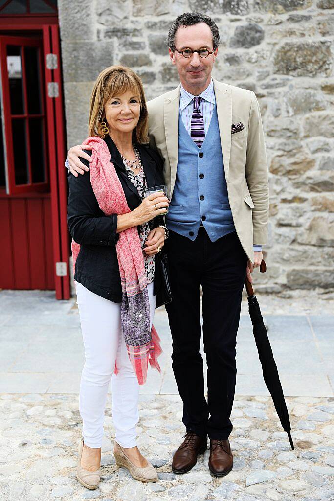 Penelope Lindsay-Fynn and Robert Byrne at the official launch of Slane Distillery. The launch event took place on Thursday August 24th, with doors opening to the public on Saturday September 2nd 2017. Photo: Ailbhe O'Donnell