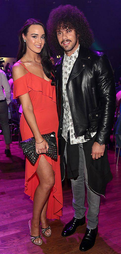 Emily MacKeogh and Carl Shaaban at the final of Miss Universe Ireland 2017 at The Mansion House, Dublin. Picture by Brian McEvoy