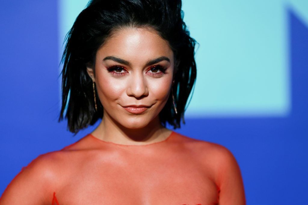 Vanessa Hudgens attends the 2017 MTV Video Music Awards at The Forum on August 27, 2017 in Inglewood, California.  (Photo by Rich Fury/Getty Images)