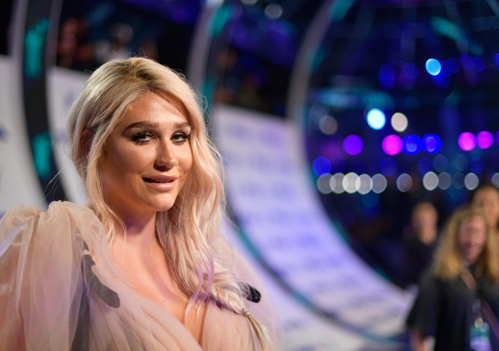Kesha attends the 2017 MTV Video Music Awards at The Forum on August 27, 2017 in Inglewood, California.  (Photo by Matt Winkelmeyer/Getty Images)