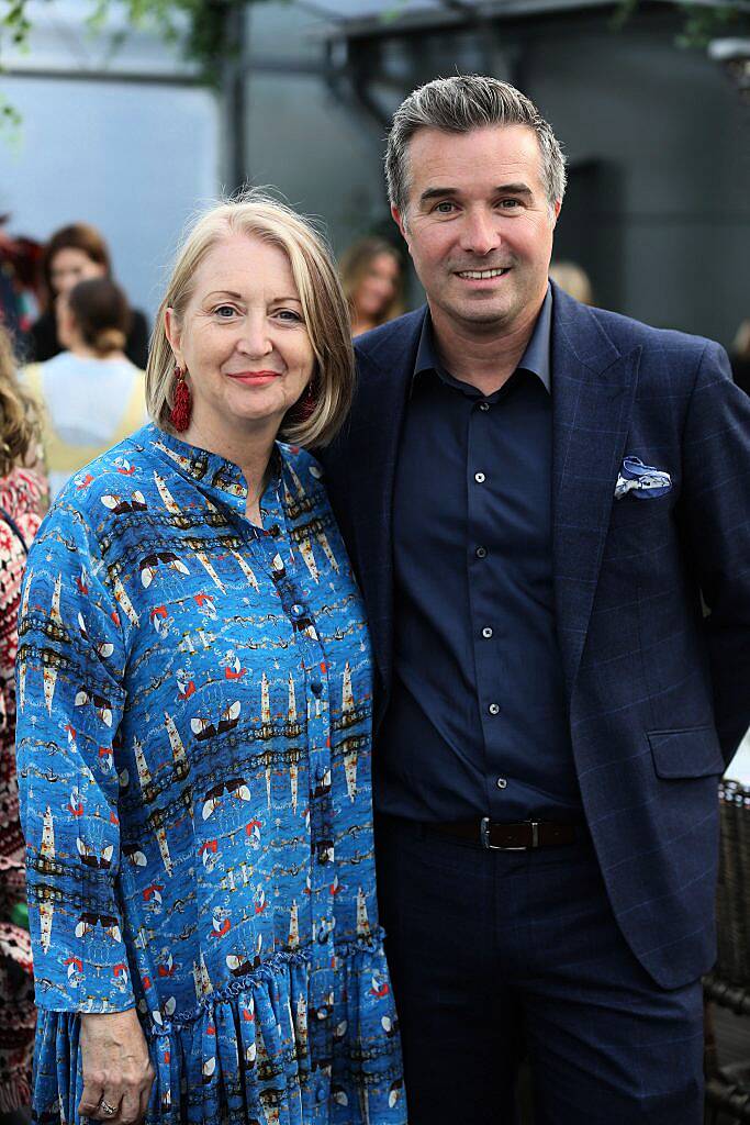 Bairbre Power and Alan Kelly pictured at the launch of AVOCA Autumn/Winter (AW17) in the beautiful surrounds of AVOCA Dunboyne. The event was attended by key fashion media, social influencers and stylists. Photo by Julien Behal