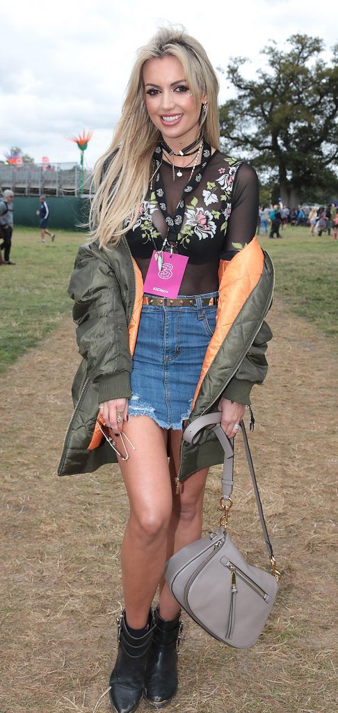 Rosanna Davison at the #3Disco area at the sold-out three-day festival Electric Picnic at Stradbally, Co. Laois. Picture: Brian McEvoy