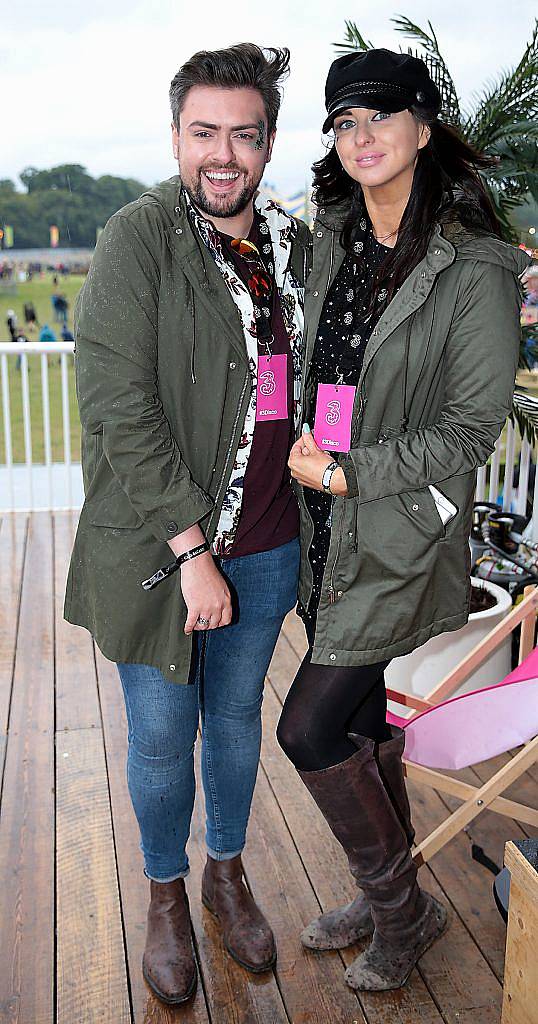 James Patrice Butler and Suzy Griffin at the #3Disco area at the sold-out three-day festival Electric Picnic at Stradbally, Co. Laois. Picture: Brian McEvoy