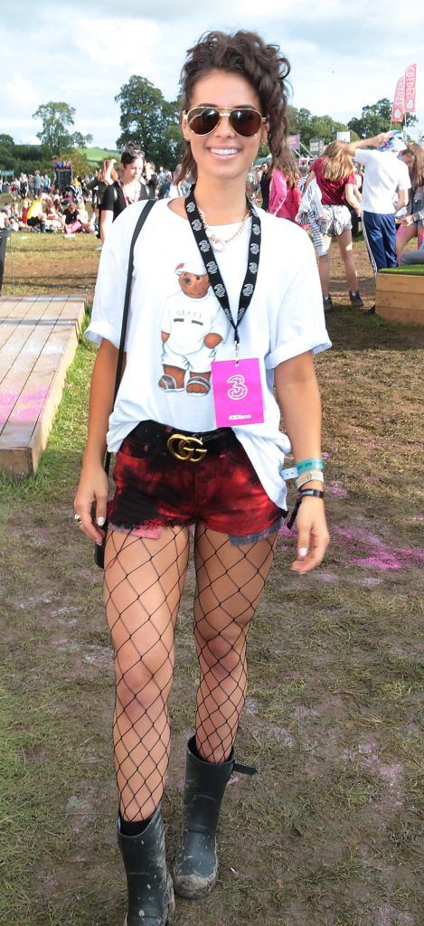 Model Zoe Whelan at the #3Disco area at the sold-out three-day festival Electric Picnic at Stradbally, Co. Laois. Picture: Brian McEvoy