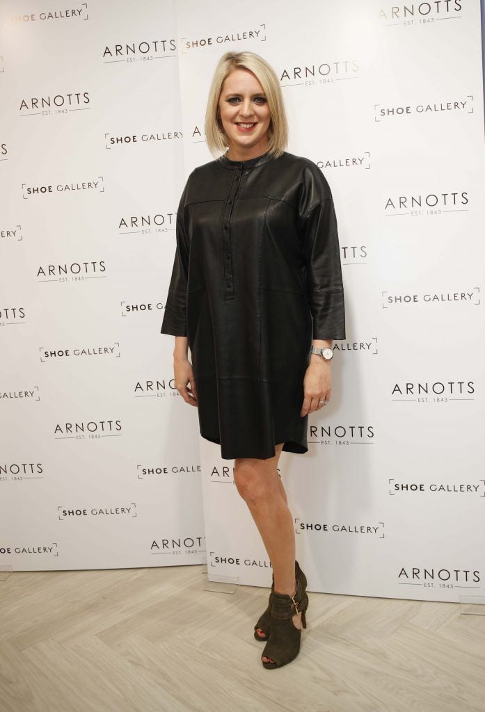 Pictured was Jen Stevens ahead of the 'Step into Style' event in the newly opened Arnotts Shoe Gallery. Picture: Conor McCabe Photography