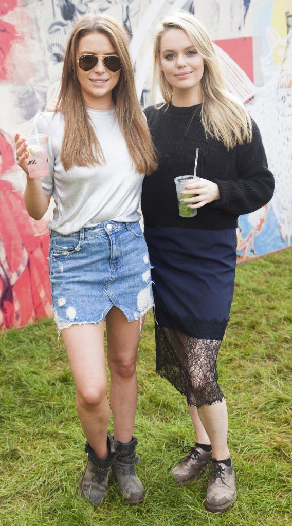 Pictured are Sive O'Connor and Ciara Barry enjoying Stradbally's ultimate party at Casa Bacardi 2017. Bacardi rum returned to a sold out Electric Picnic, boasting a stellar line-up of international DJ's as well as top home grown Irish talent. Picture: Kinlan Photography.