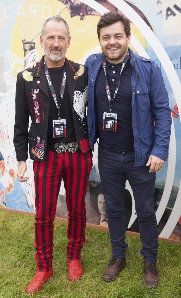 Pictured are Martin Toban and Laurence Kinlan enjoying Stradbally's ultimate party at Casa Bacardi 2017. Bacardi rum returned to a sold out Electric Picnic, boasting a stellar line-up of international DJ's as well as top home grown Irish talent. Picture: Kinlan Photography.