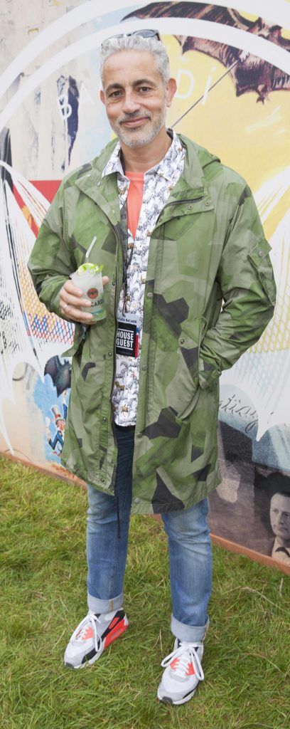 Pictured is Baz Ashmawy enjoying Stradbally's ultimate party at Casa Bacardi 2017. Bacardi rum returned to a sold out Electric Picnic, boasting a stellar line-up of international DJ's as well as top home grown Irish talent. Picture: Kinlan Photography.