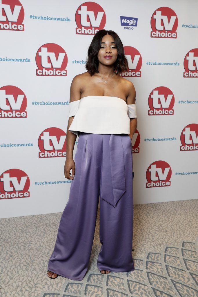 Rachel Adedeji arrives for the TV Choice Awards at The Dorchester on September 4, 2017 in London, England.  (Photo by John Phillips/Getty Images)