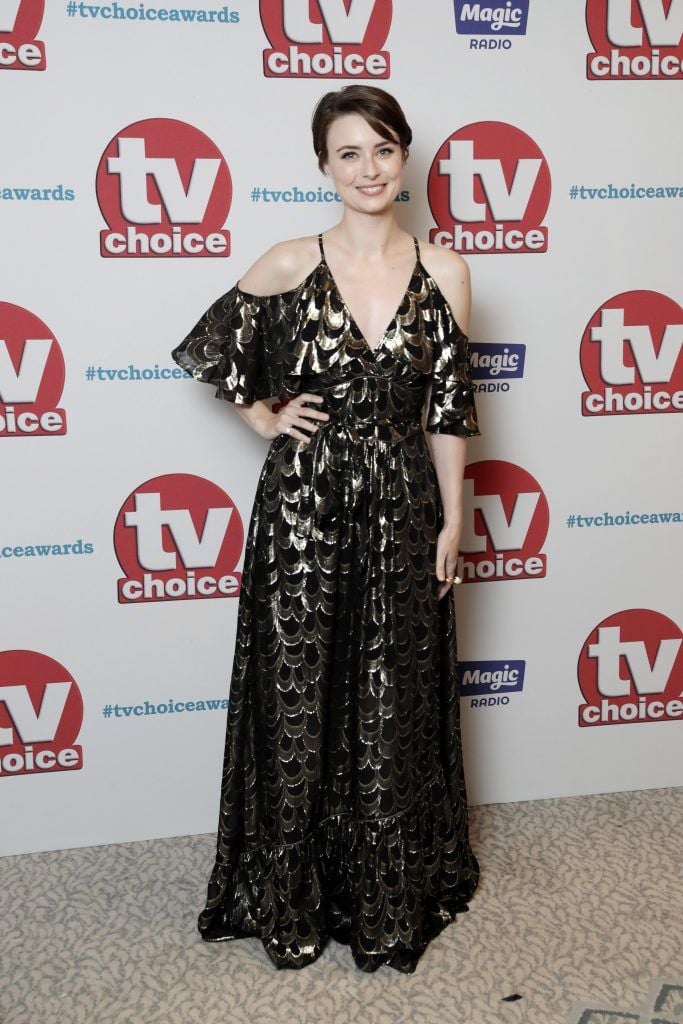Jennifer Kirby arrives for the TV Choice Awards at The Dorchester on September 4, 2017 in London, England.  (Photo by John Phillips/Getty Images)