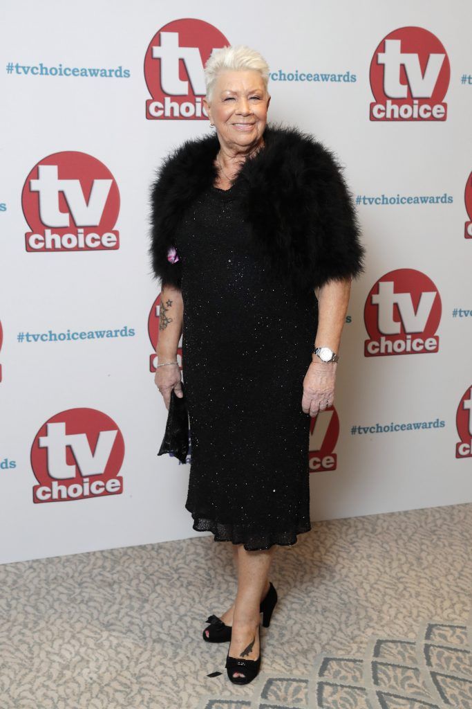 Laila Morse arrives for the TV Choice Awards at The Dorchester on September 4, 2017 in London, England.  (Photo by John Phillips/Getty Images)