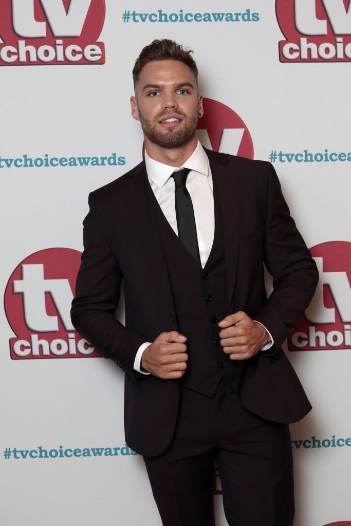 Dom Lever arrives for the TV Choice Awards at The Dorchester on September 4, 2017 in London, England.  (Photo by John Phillips/Getty Images)