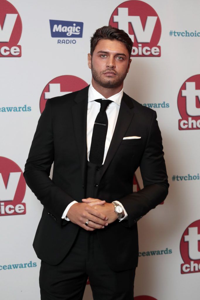 Mike Thalssitis arrives for the TV Choice Awards at The Dorchester on September 4, 2017 in London, England.  (Photo by John Phillips/Getty Images)
