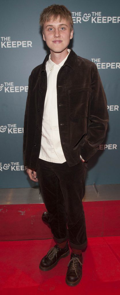 Jacob McCarthy at the Irish premiere of The Drummer & The Keeper at the Light House Cinema, Smithfield. Photo by Patrick O'Leary