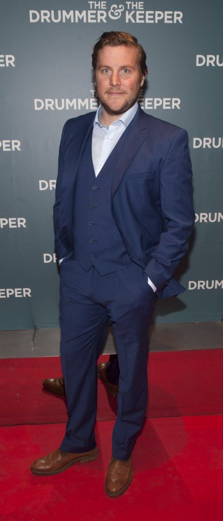 Peter Coonan at the Irish premiere of The Drummer & The Keeper at the Light House Cinema, Smithfield. Photo by Patrick O'Leary