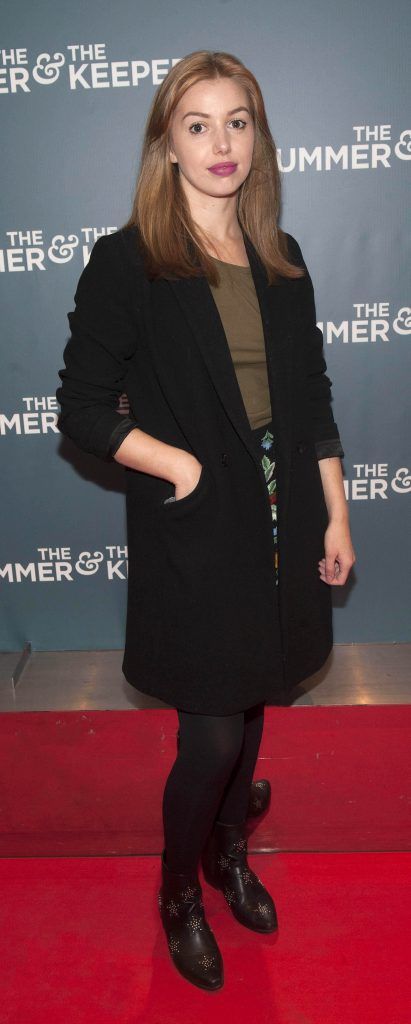 Seana Kerslake at the Irish premiere of The Drummer & The Keeper at the Light House Cinema, Smithfield. Photo by Patrick O'Leary