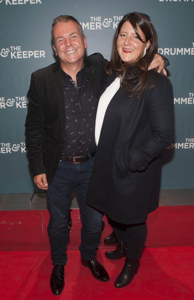 Nick Kelly and Kate McColgan at the Irish premiere of The Drummer & The Keeper at the Light House Cinema, Smithfield. Photo by Patrick O'Leary