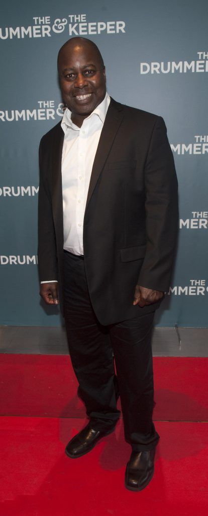 Ralph Rolle (drummer with Chic) at the Irish premiere of The Drummer & The Keeper at the Light House Cinema, Smithfield. Photo by Patrick O'Leary