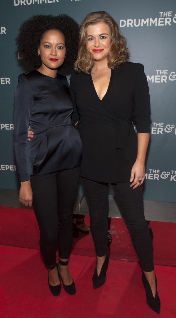 Thabi Nkoala and Taine King at the Irish premiere of The Drummer & The Keeper at the Light House Cinema, Smithfield. Photo by Patrick O'Leary