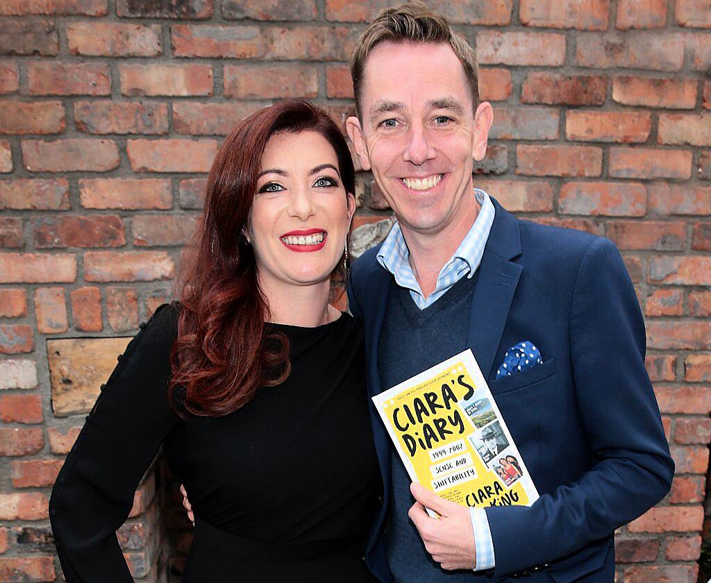 Ryan Tubridy joined 2FM presenter Ciara King at the launch of her new book 'Ciara's Diary' at House, Dublin. Picture by Brian McEvoy