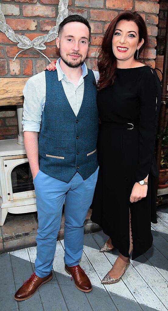 Chris Greene and Ciara King at the launch of 2FM presenter Ciara King's new book 'Ciara's Diary' at House, Dublin. Picture by Brian McEvoy