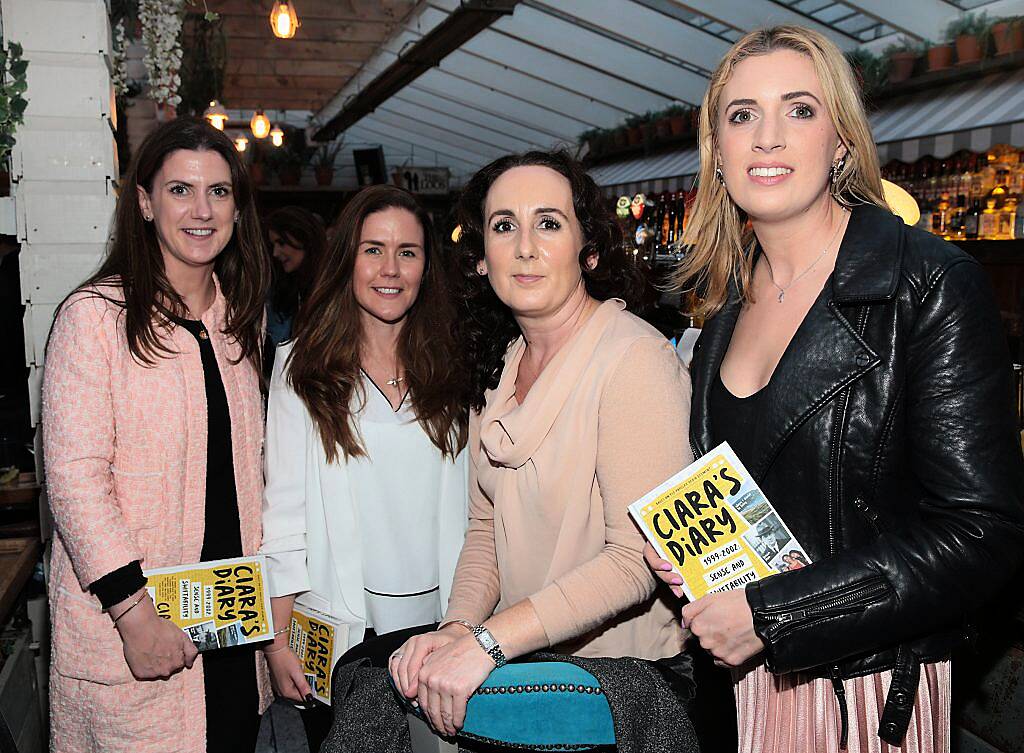 Andrea de Courcey, Emma Silke, Elaine De Courcey and Therese Ryan at the launch of 2FM presenter Ciara King's new book 'Ciara's Diary' at House, Dublin. Picture by Brian McEvoy