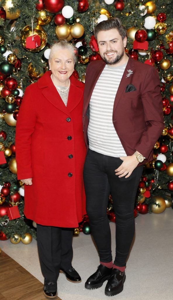 Veronica and James Patrice  pictured at the Arnotts Christmas Gifts Preview. Photo by Kieran Harnett