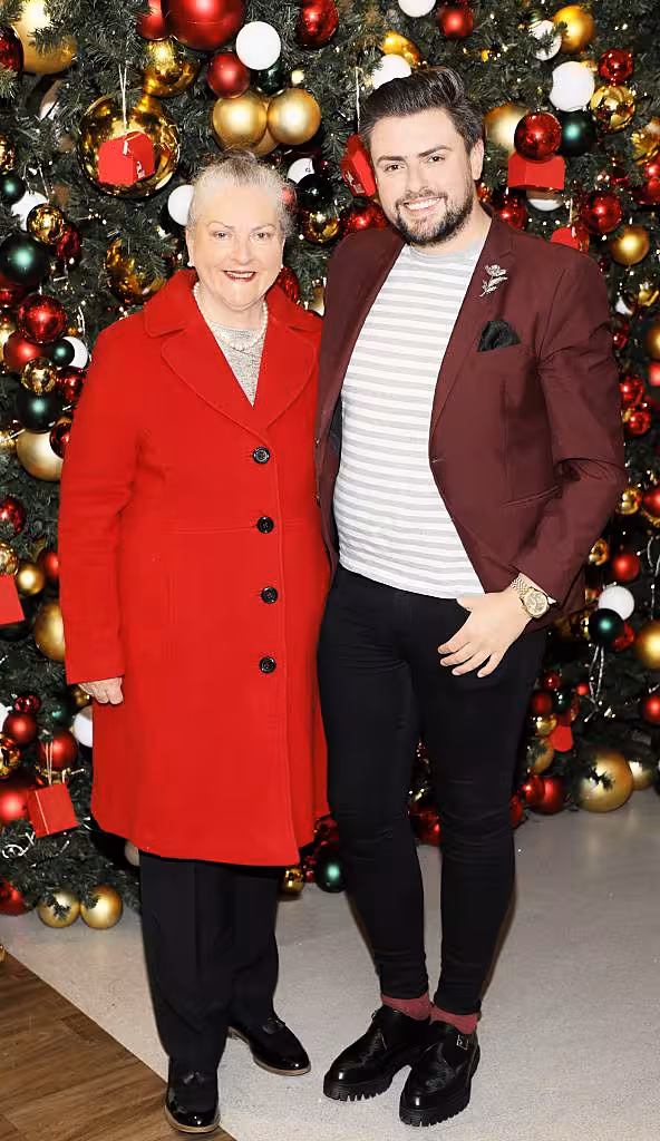 Veronica and James Patrice  pictured at the Arnotts Christmas Gifts Preview. Photo by Kieran Harnett