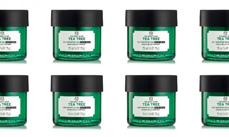 We're loving the Body Shop's new anti-imperfection night mask
