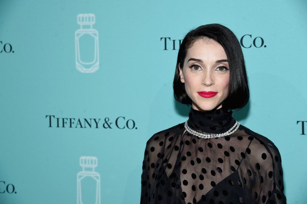 Musician St. Vincent attends the Tiffany & Co. Fragrance launch event on September 6, 2017 in New York City.  (Photo by Jamie McCarthy/Getty Images for Tiffany & Co.)