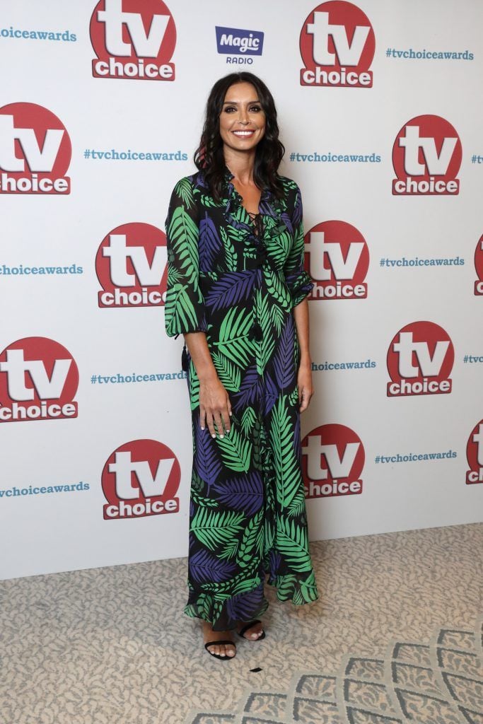 Christine Lampard arrives for the TV Choice Awards at The Dorchester on September 4, 2017 in London, England.  (Photo by John Phillips/Getty Images)