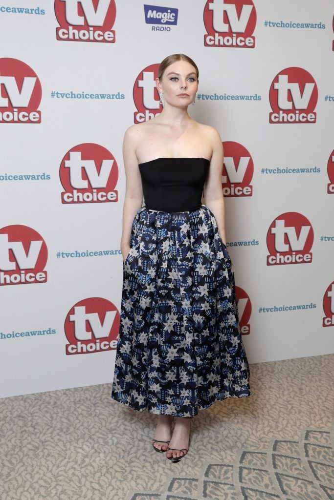 Nell Hudson arrives for the TV Choice Awards at The Dorchester on September 4, 2017 in London, England.  (Photo by John Phillips/Getty Images)