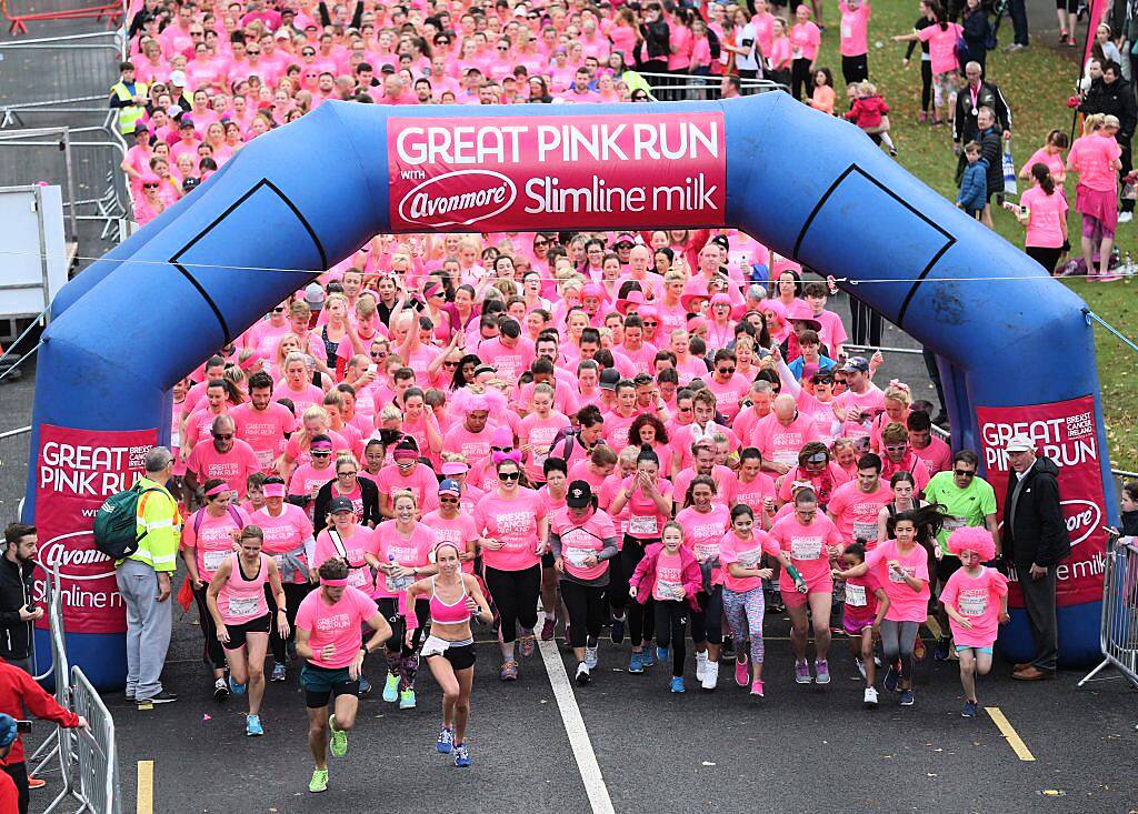 Pictured at the Great Pink Run in the Phoenix Park, 9th September 2017. Over 6,000 women, men and children took part in the 7th year of this event with all funds supporting Breast Cancer Ireland. Photo: Sasko Lazarov/Photocall Ireland