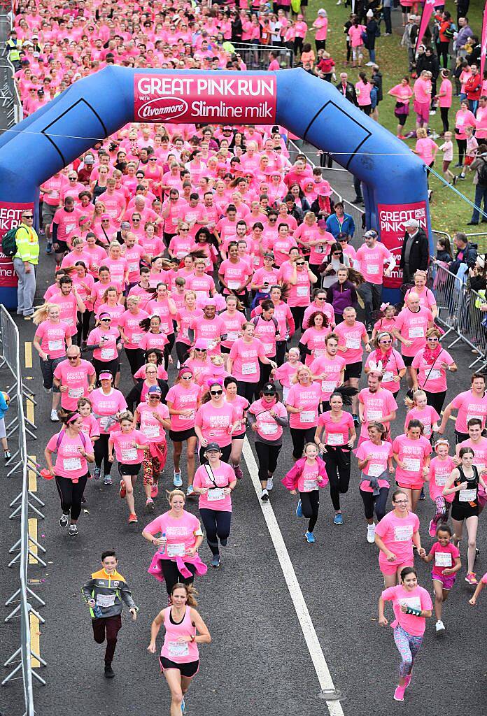 Pictured at the Great Pink Run in the Phoenix Park, 9th September 2017. Over 6,000 women, men and children took part in the 7th year of this event with all funds supporting Breast Cancer Ireland. Photo: Sasko Lazarov/Photocall Ireland